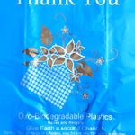 10,500 Count Mini Jumbo, 16" W x 8" D x 26" H, Oxo Biodegradable, Blue, Plastic Shopping Bags