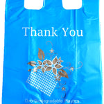 10,500 Count Mini Jumbo, 16" W x 8" D x 26" H, Oxo Biodegradable, Blue, Plastic Shopping Bags