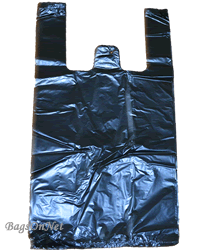 Small Black Plastic Shopping Bags 1000 / Box