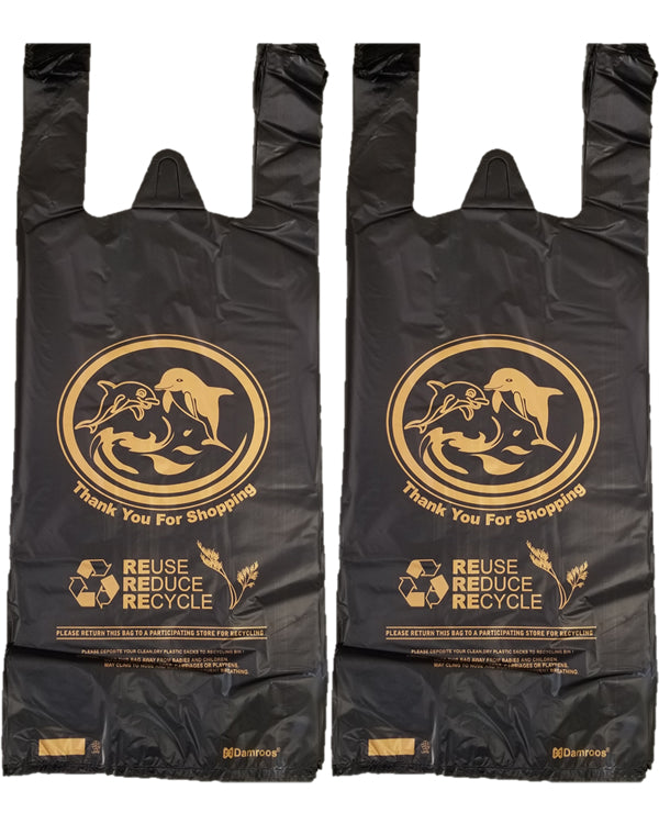 printed plastic shopping bags