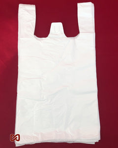 9,000 Count - Extra-Large, 20" W x 10" D x 36" H, White, Plastic Shopping Bags
