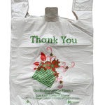 500 Count Mini Jumbo, 16" W x 8" D x 26" H, Oxo Biodegradable, White, Plastic Shopping Bags