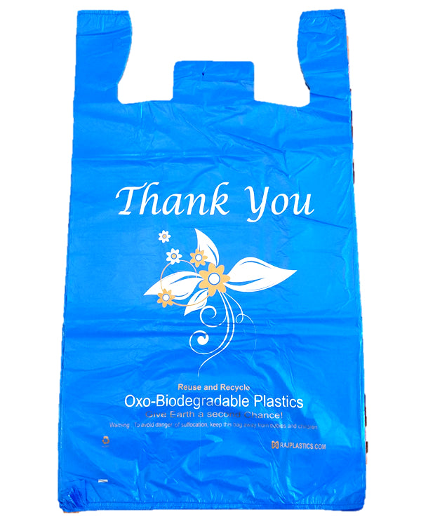 Extra-Large-Oxo-Biodegradable-Blue-Plastic-Shopping-Bags-With-Thank-Yo –  Damroos