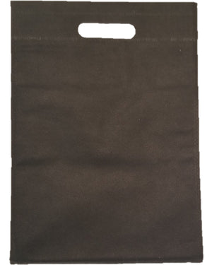 Small, 10" W x 14" H, Black, Non-Woven Party Favors/Goodie Bags