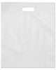 Die-Cut-Handle-White-Size: 15" W x 15"-Plastic-Shopping-Bags-1000-Per-Case