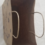 250 Heavy Paper Bags with Twisted Handles, Thank You printed in blue color