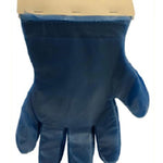 2,000 - Blue Poly Disposable Gloves - Large - on Wickets