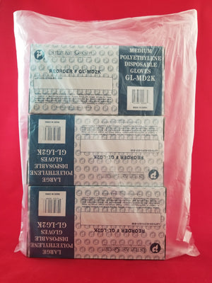 Clear Bags on Roll 14" W x 20" H