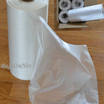 12" W x 20" H - Bags on Roll Clear Plastic