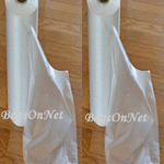 Freezer Food Storage Bags on Roll 10x15" w/Tie