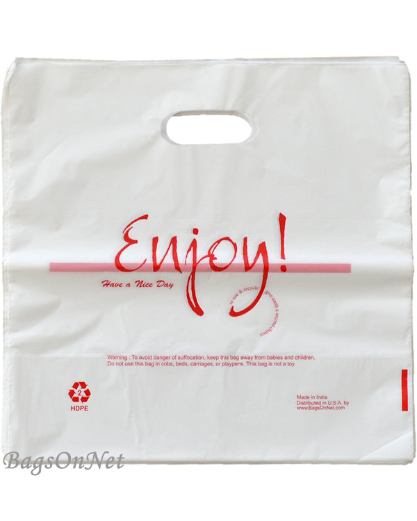 Die-Cut Handle Plastic Shopping Bags