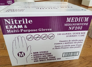 Nitrile Gloves Powder Free - Medium