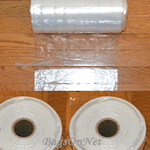 Roll Poly Bags of 10x14" w/Tie