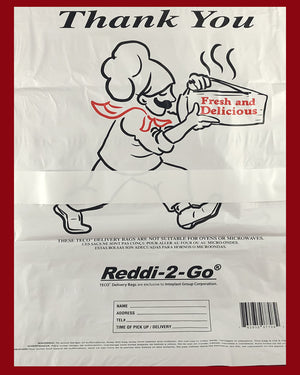 Tamper-Proof Pizza Delivery Bags