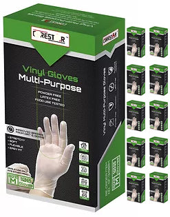 Vinyl Gloves Powder Free - Medium